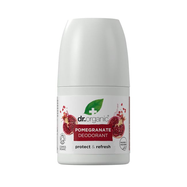 DR.ORGANIC POMEGRANATE rutulinis dezodorantas, 50 ml