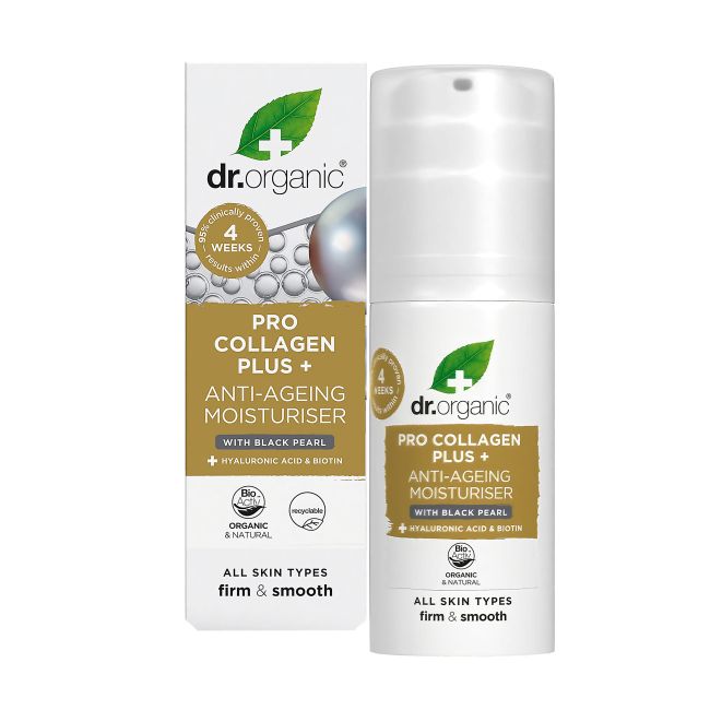 DR.ORGANIC PRO COLLAGEN PLUS drėkinamasis veido kremas, 50 ml