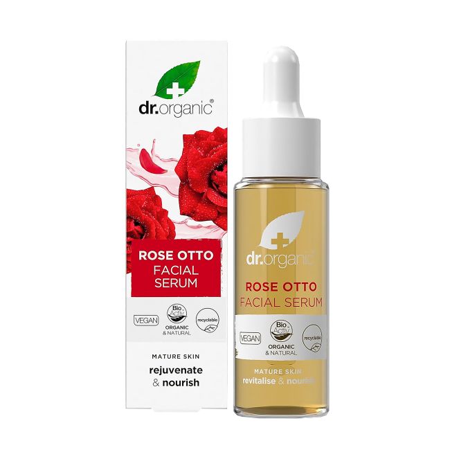 DR.ORGANIC ROSE OTTO veido serumas, 30 ml
