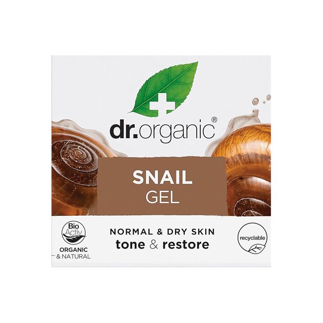 DR.ORGANIC SNAIL veido želė, 50 ml