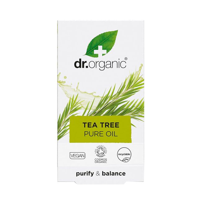 DR.ORGANIC TEA TREE PURE OIL daugiafunkcis arbatmedžių aliejus, 10 ml