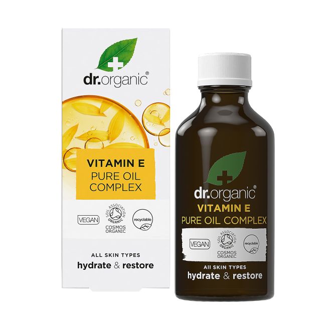 DR.ORGANIC VITAMIN E PURE OIL COMPLEX kūno aliejus, 50 ml