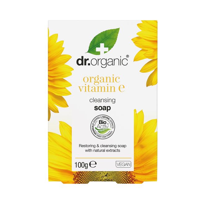 DR.ORGANIC VITAMIN E muilas, 100 g