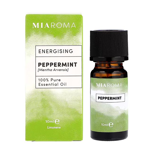 MIAROMA ENERGISING PEPPERMINT PURE ESSENTIAL OIL eterinis aliejus, 10 ml