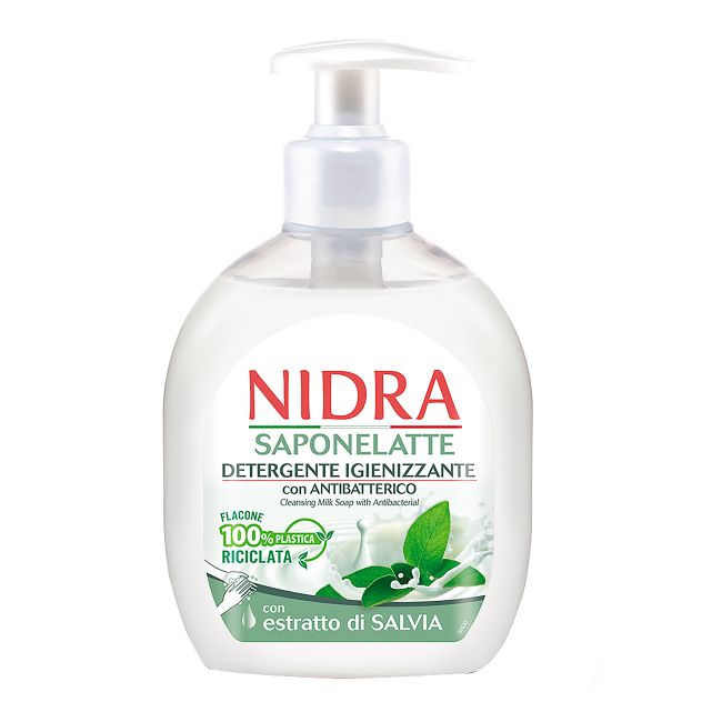NIDRA CLEANSING MILK & SAGE EXTRACT skystas muilas, 300 ml