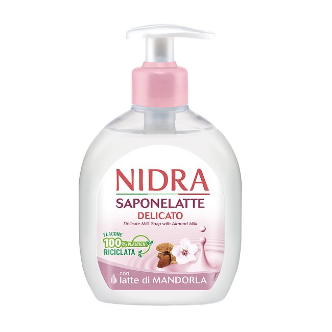 NIDRA DELICATO ALMOND MILK skystas muilas, 300 ml