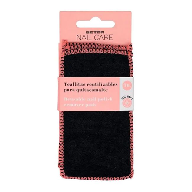 BETER NAIL CARE REUSABLE pagalvėlės nagų lakui valyti (3 vnt.)