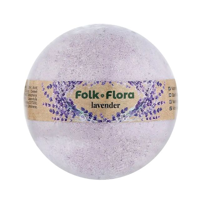 FOLK & FLORA LAVENDER vonios burbulas, 130 g