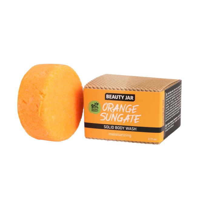 BEAUTY JAR ORANGE SUNGATE kietasis kūno prausiklis, 60 g