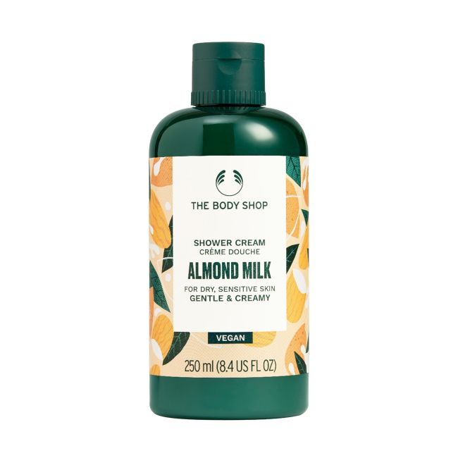 THE BODY SHOP ALMOND MILK kreminė dušo želė, 250 ml