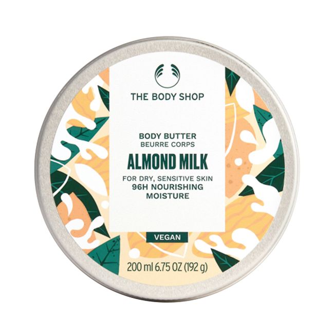 THE BODY SHOP ALMOND MILK kūno sviestas, 200 ml