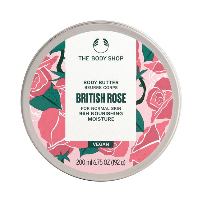 THE BODY SHOP BRITISH ROSE kūno sviestas, 200 ml