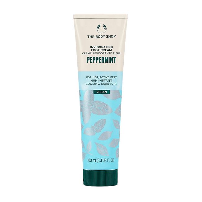 THE BODY SHOP PEPPERMINT INVIGORATING pėdų kremas, 100 ml