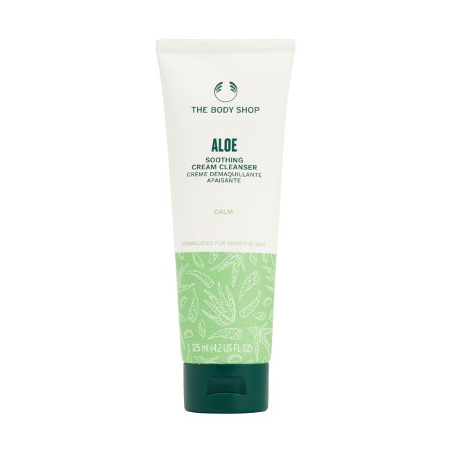 THE BODY SHOP ALOE CALM SOOTHING CREAM veido valiklis, 125 ml