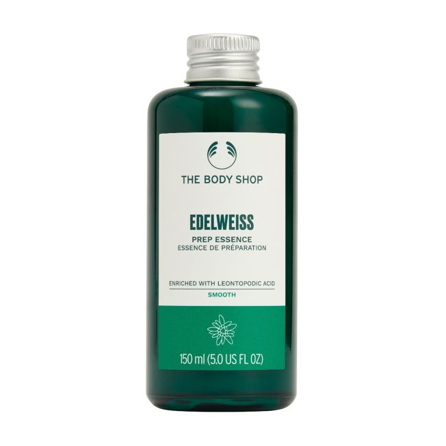 THE BODY SHOP EDELWEISS PREP paruošiamoji veido odos esencija, 150 ml