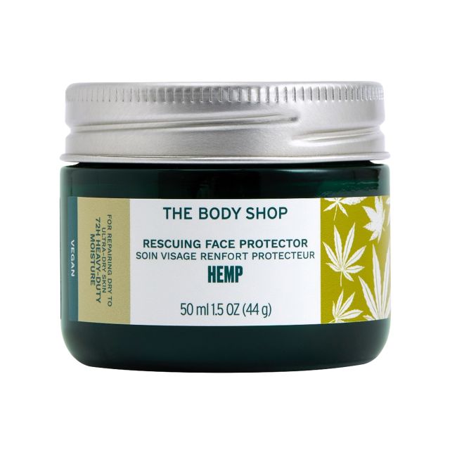 THE BODY SHOP HEMP RESCUING apsauginis veido kremas, 50 ml