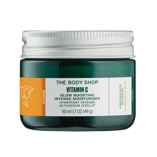 THE BODY SHOP VITAMIN C GLOW BOOSTING INTENSE MOISTURISER veido kremas, 50 ml