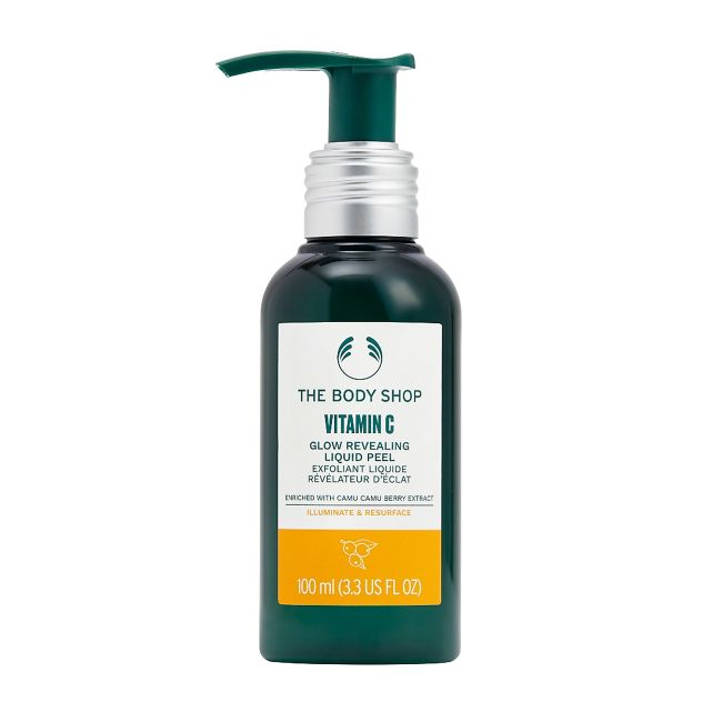 THE BODY SHOP VITAMIN C GLOW REVEALING LIQUID veido šveitiklis, 100 ml