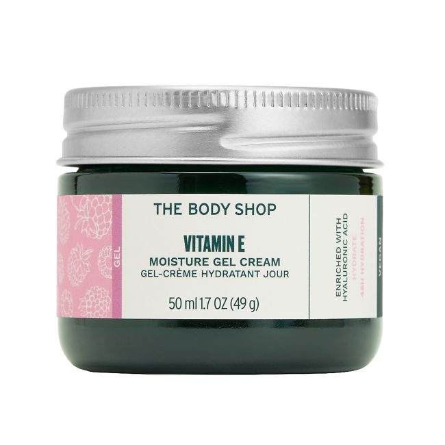 THE BODY SHOP VITAMIN E MOISTURE veido želė kremas, 50 ml