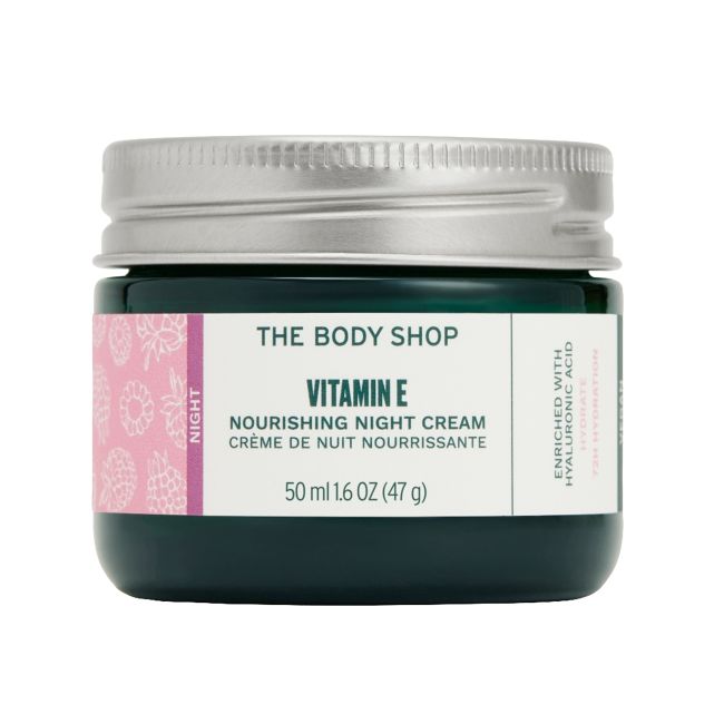 THE BODY SHOP VITAMIN E NOURISHING naktinis veido kremas, 50 ml