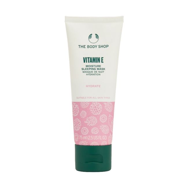 THE BODY SHOP VITAMIN E HYDRATE SLEEPING naktinė veido kaukė, 75 ml