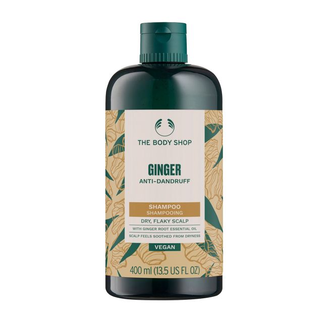 THE BODY SHOP GINGER ANTI-DANDRUFF plaukų šampūnas, 400 ml