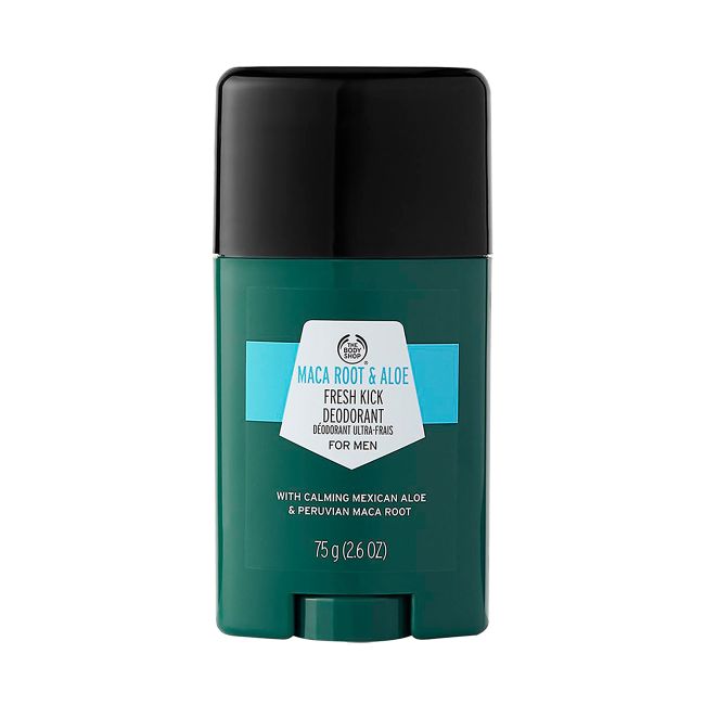 THE BODY SHOP MACA ROOT & ALOE FRESH KICK pieštukinis vyrų dezodorantas, 75 g