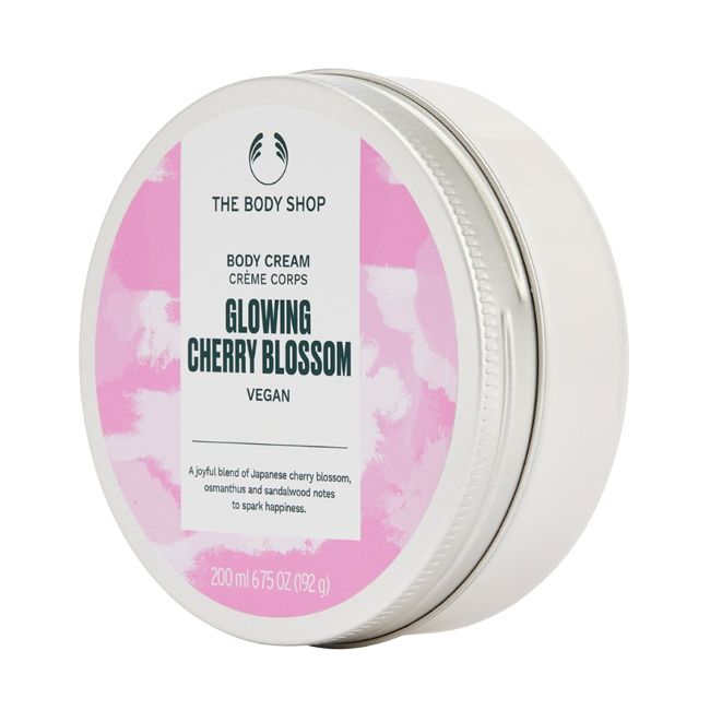 THE BODY SHOP GLOWING CHERRY BLOSSOM kūno kremas, 200 ml