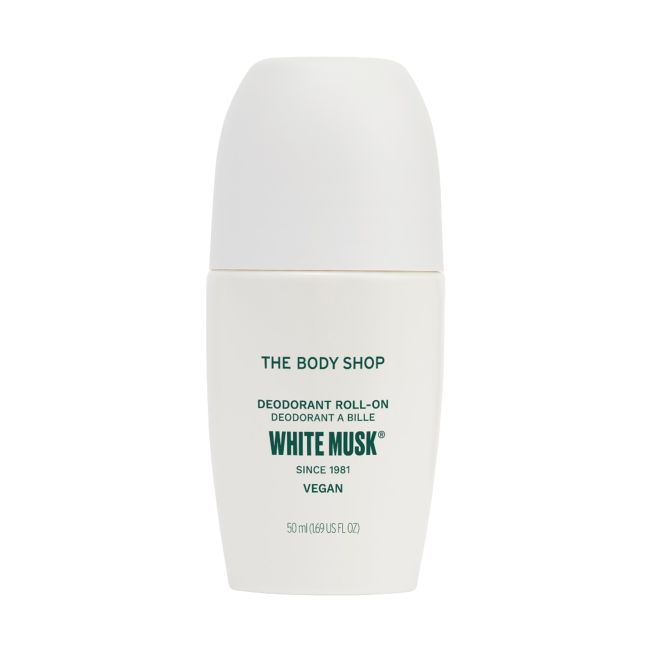 THE BODY SHOP WHITE MUSK rutulinis dezodorantas, 50 ml