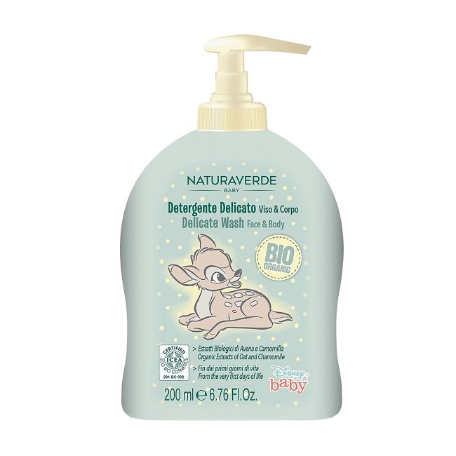 NATURAVERDE DISNEY BABY veido ir kūno prausiklis, 200 ml