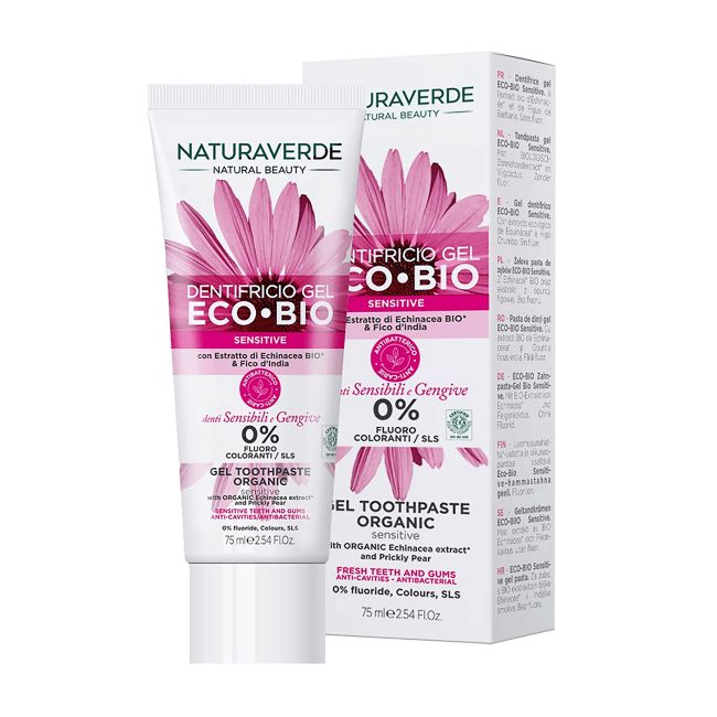 NATURAVERDE ECO-BIO SENSITIVE dantų pasta, 75 ml