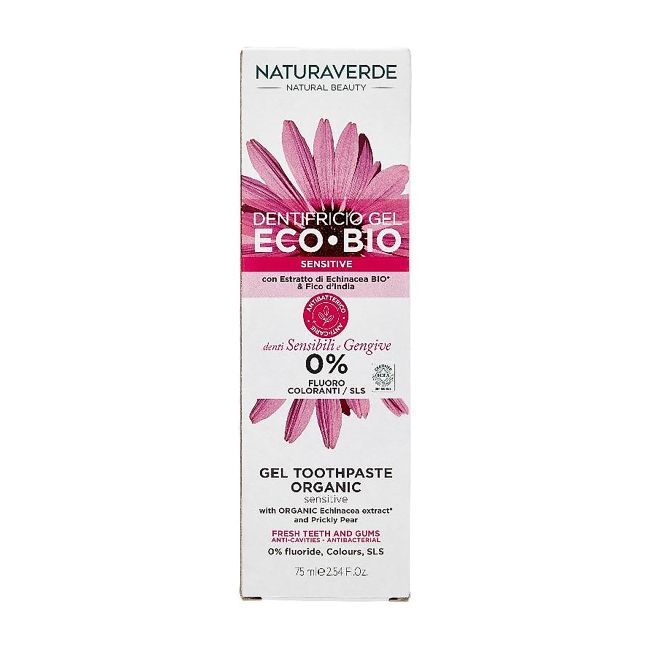 NATURAVERDE ECO-BIO SENSITIVE dantų pasta, 75 ml