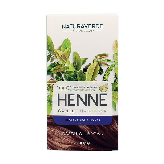 NATURAVERDE HENNE CASTANO BROWN plaukų dažai