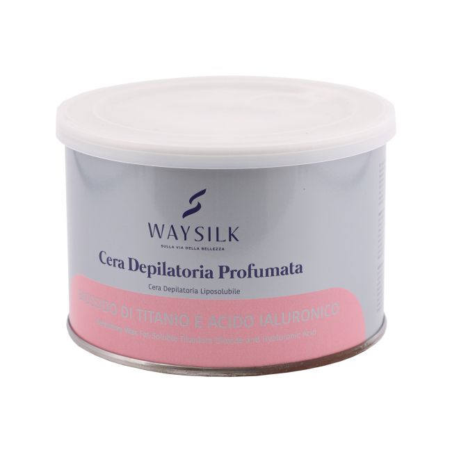 WAYSILK BIOSSIDO DI TITANIO E ACIDO IALURONICO depiliacinis vaškas, 350 ml