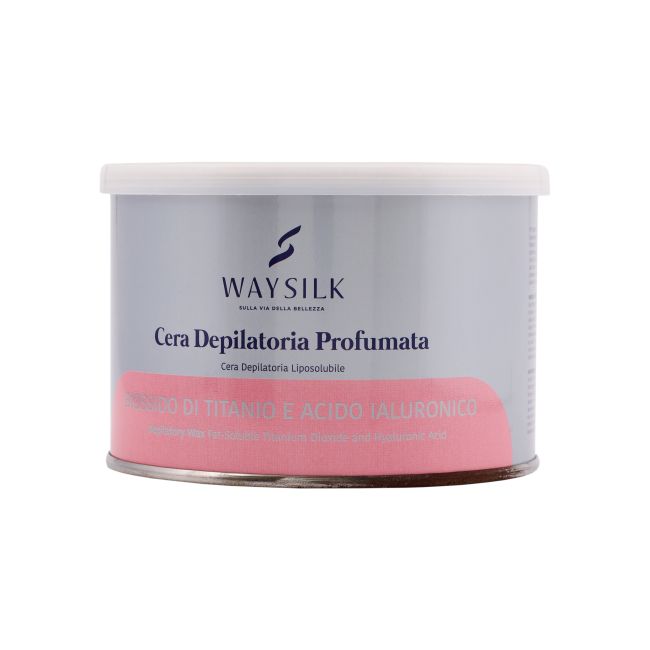 WAYSILK BIOSSIDO DI TITANIO E ACIDO IALURONICO depiliacinis vaškas, 350 ml