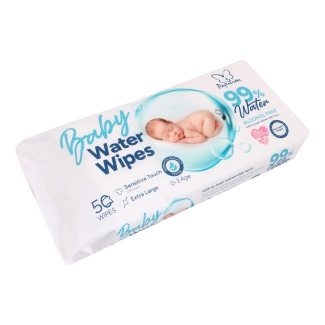 PAPILION BABY WATER WIPES drėgnos vaikų servetėlės (50 vnt.)