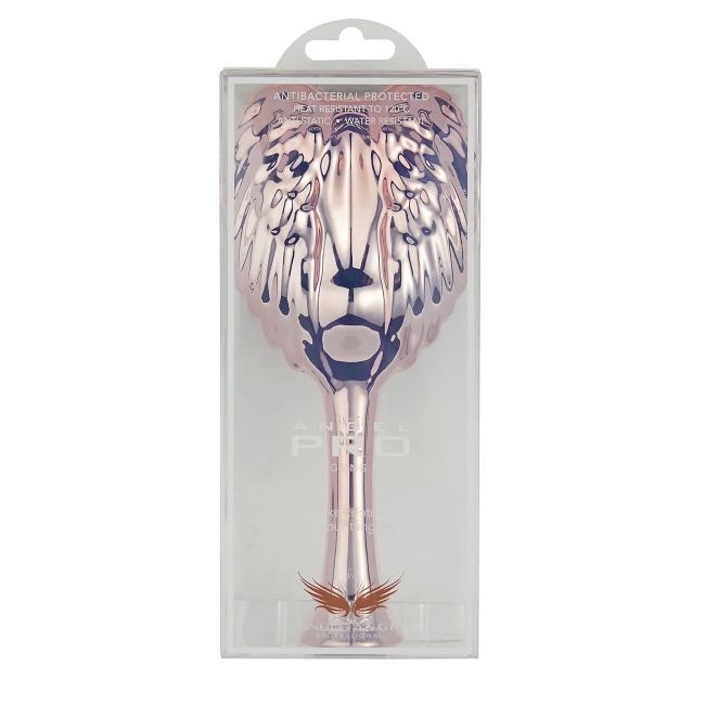 ANGEL PRO PINK CHROME plaukų šepetys
