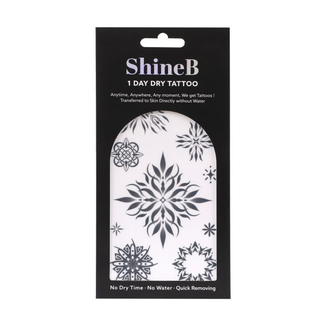 SHINEB 1 DAY DRY laikinosios kūno tatuiruotės - lipdukai