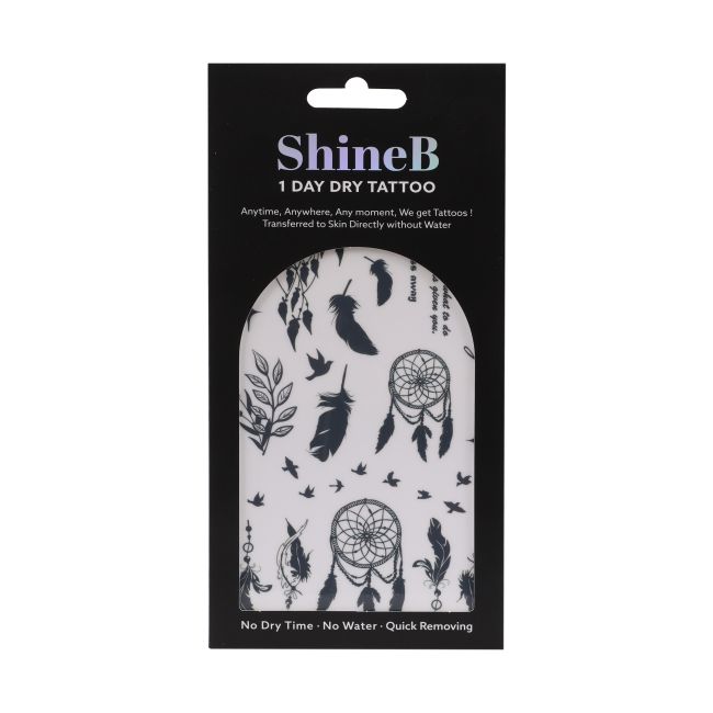 SHINEB 1 DAY DRY laikinosios kūno tatuiruotės - lipdukai
