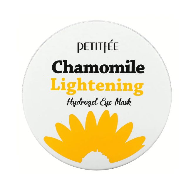 PETITFEE CHAMOMILE LIGHTENING paakių kaukė (60 vnt)
