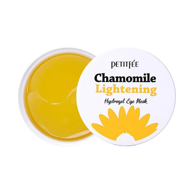 PETITFEE CHAMOMILE LIGHTENING paakių kaukė (60 vnt)