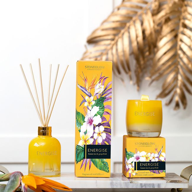 STONEGLOW ENERGISE LEMON TEA & GRAPEFRUIT patalpų kvėpiklis, 150 ml