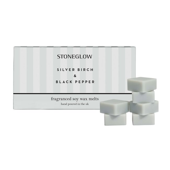 STONEGLOW SILVER BIRTCH & BLACK PEPPER sojos vaško tirpukai, 192 g