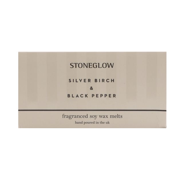 STONEGLOW SILVER BIRTCH & BLACK PEPPER sojos vaško tirpukai, 192 g