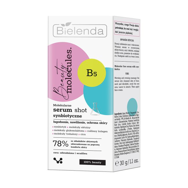BIELENDA BEAUTY MOLECULES NIACYNAMIDOWE veido serumas, 30 g