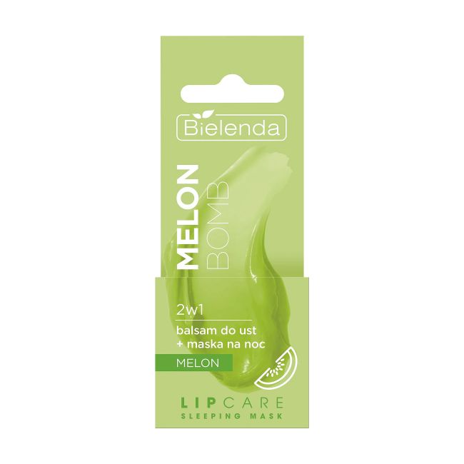 BIELENDA MELON BOMB 2 IN 1 lūpų balzamas naktinė kaukė, 10 g