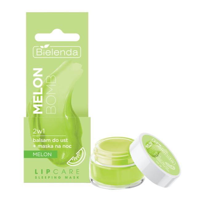 BIELENDA MELON BOMB 2 IN 1 lūpų balzamas naktinė kaukė, 10 g