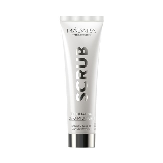 MADARA EXFOLIATING OIL-TO-MILK šveičiamasis veido pienelis, 60 ml