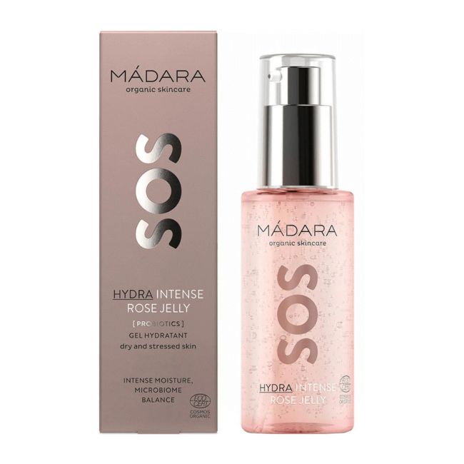 MADARA SOS HYDRA INTENSE ROSE JELLY veido želė, 75 ml