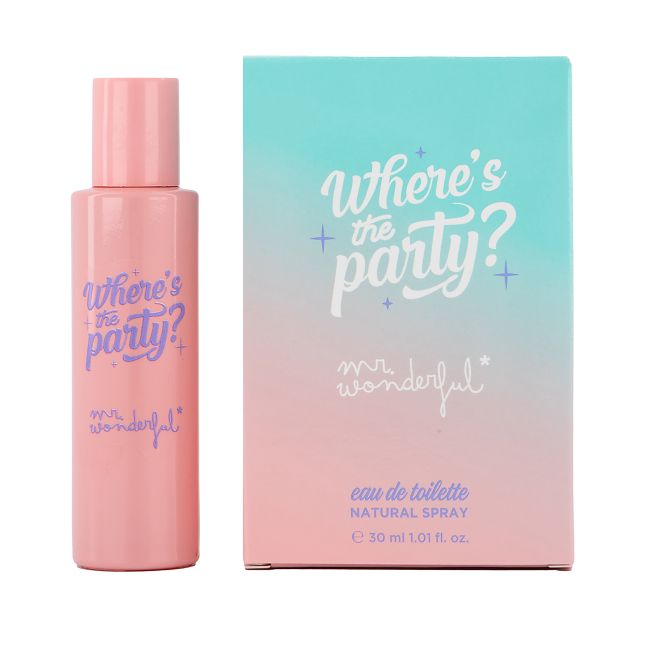 MR. WONDERFUL WHERE'S THE PARTY? tualetinis vanduo, 30 ml
